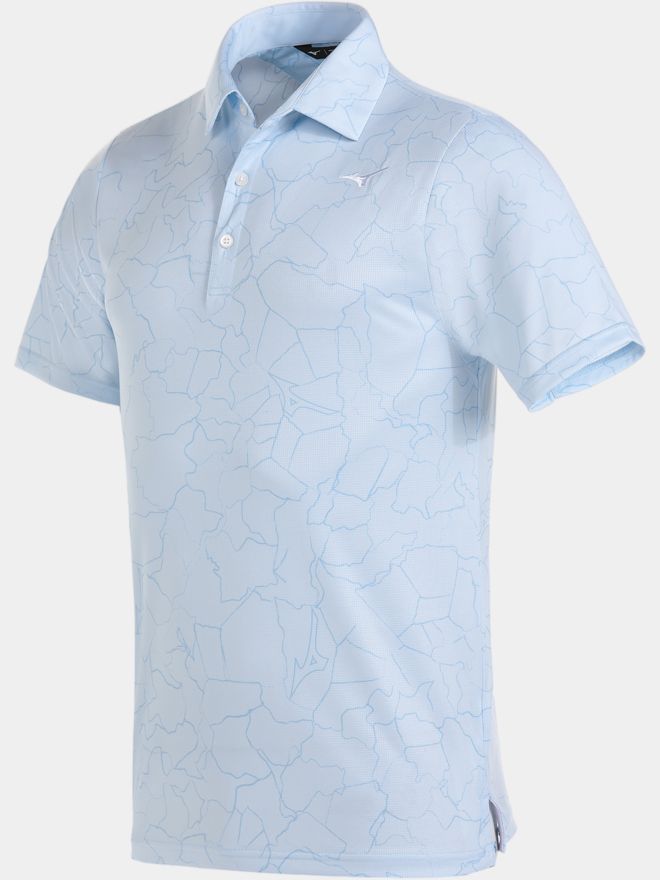 Mizuno Fragma Halbarm Polo türkis