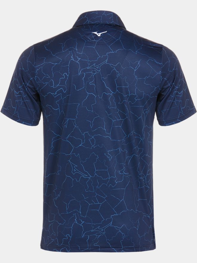 Mizuno Fragma Halbarm Polo navy