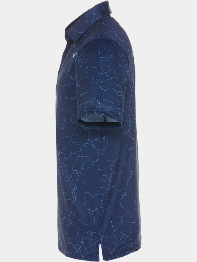 Mizuno Fragma Halbarm Polo navy