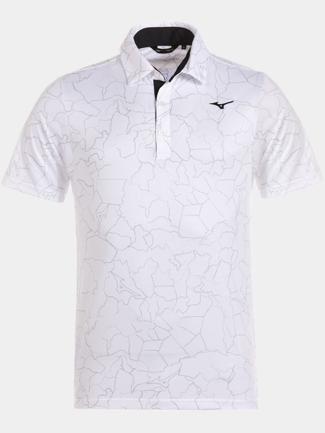 Mizuno Fragma Halbarm Polo weiß