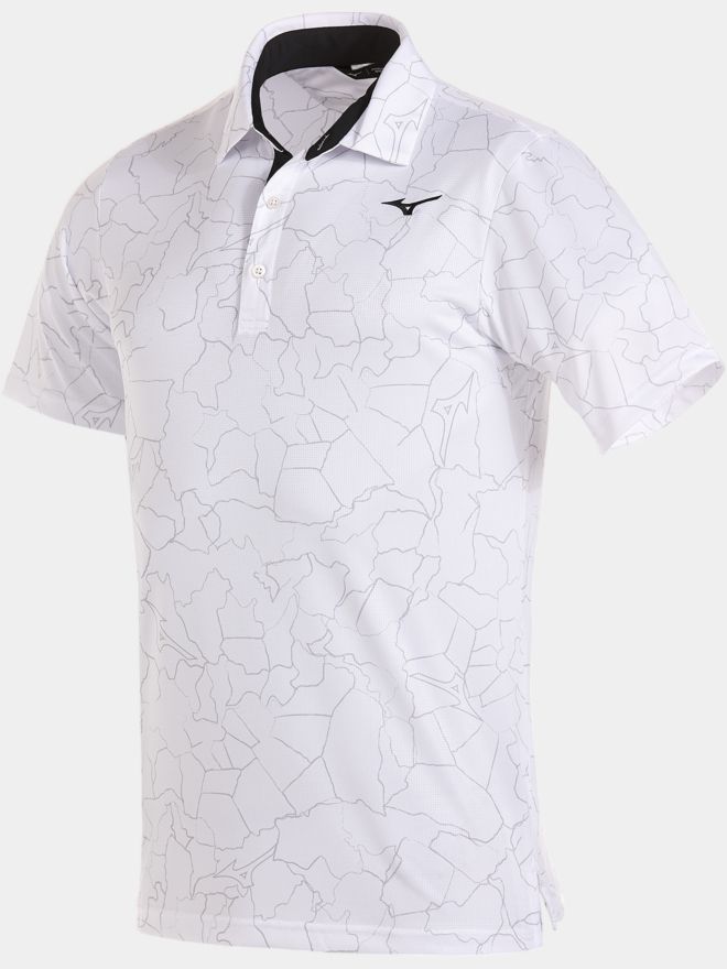 Mizuno Fragma Halbarm Polo weiß