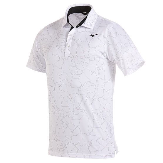 Mizuno  Fragma half sleeve polo white