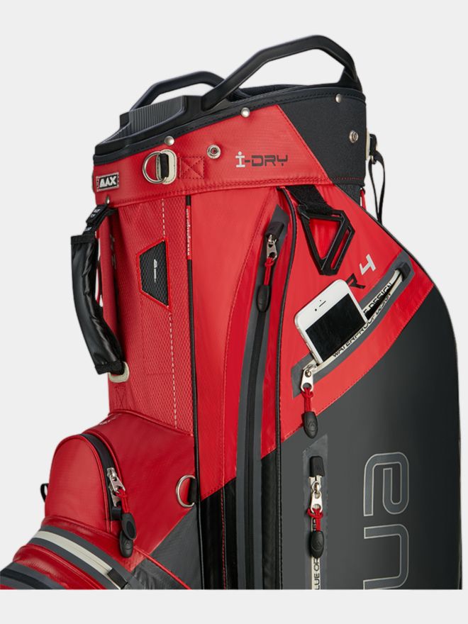 Big Max Aqua Tour 4 Cartbag schwarz-rot