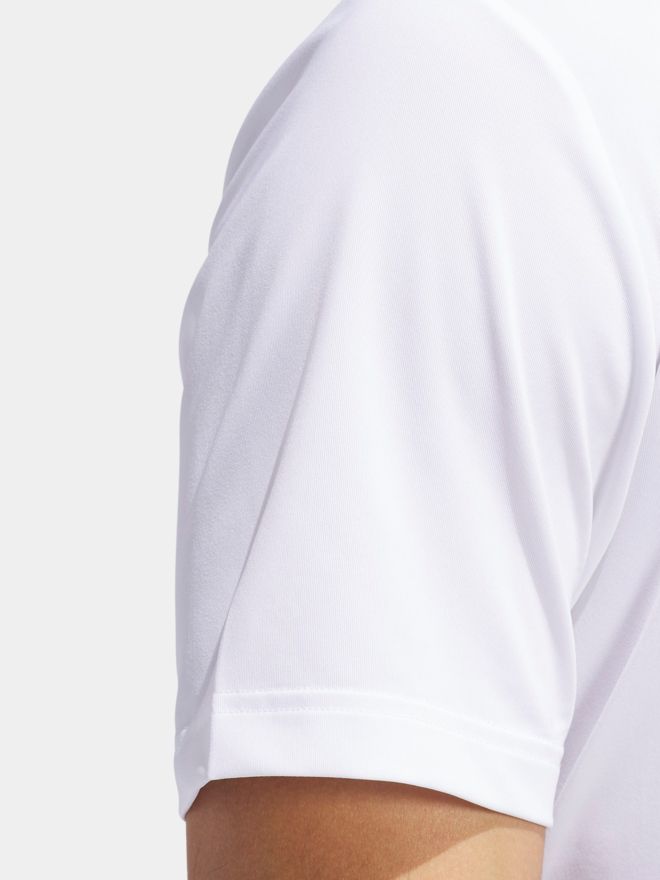 adidas Ultimate365 Solid Halbarm Polo weiß