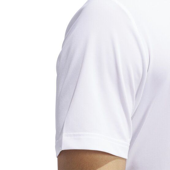 adidas Ultimate365 Solid Halbarm Polo weiß