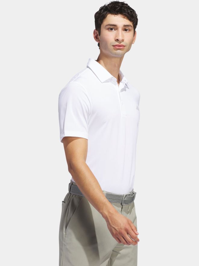 adidas Ultimate365 Solid Halbarm Polo weiß