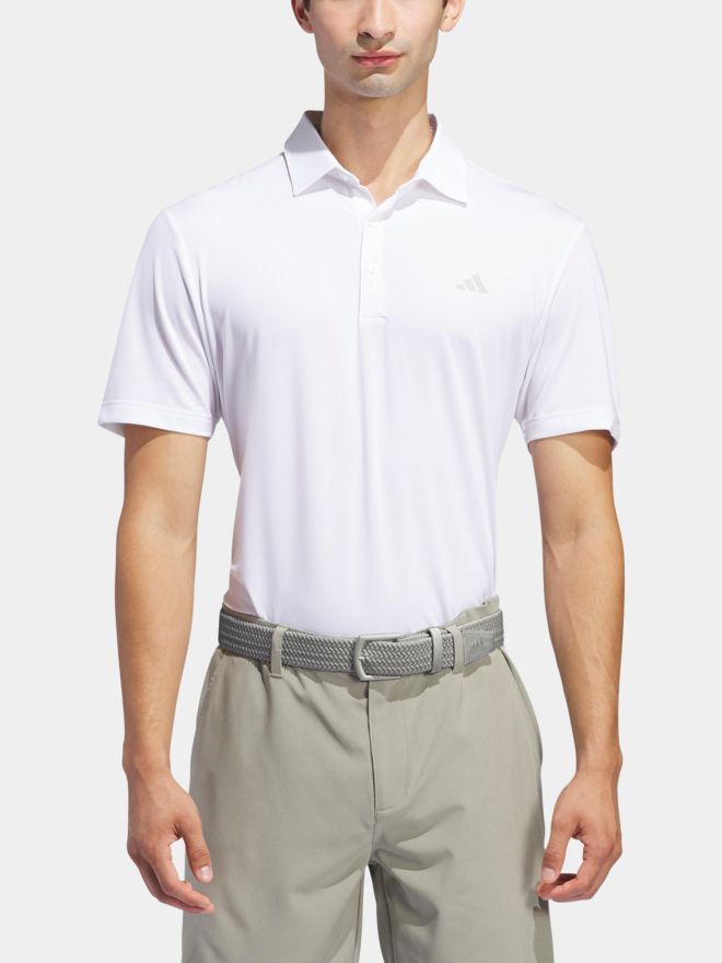 adidas Ultimate365 Solid Halbarm Polo weiß