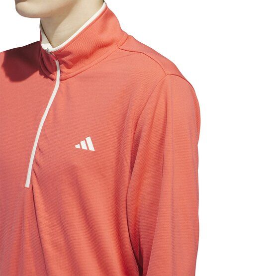 Adidas Lightweight Half-Zip Top Stretch Midlayer rot