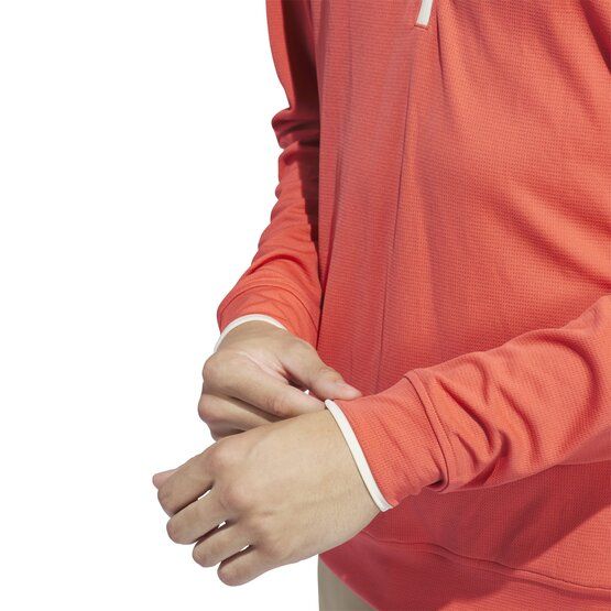 Adidas Lightweight Half-Zip Top Stretch Midlayer rot