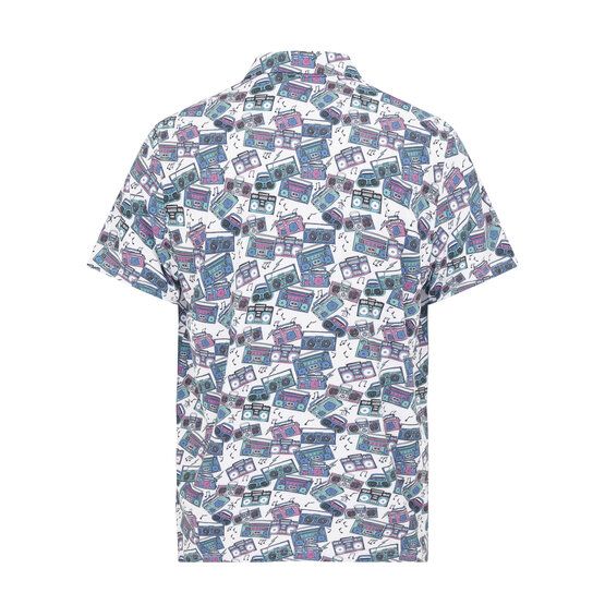 Penguin Heritage Boombox Print Halbarm Polo mehrfarbig