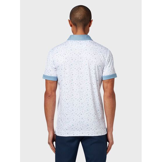 Callaway  CHEV MEMPHIS ALL OVER PRINT polo s krátkým rukávem vícebarevné