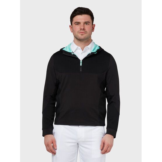 Callaway  MIXED MEDIA TECHNICAL HOODIE Sweatshirt black