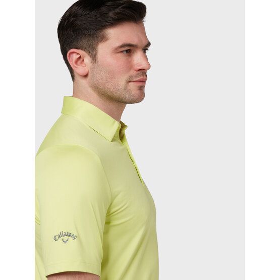 Callaway SWINGTECH SOLID Halbarm Polo lime