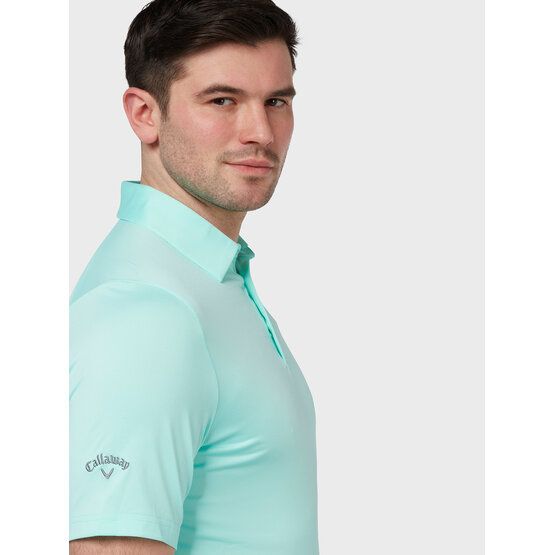 Callaway  SWINGTECH SOLID half sleeve polo turquoise