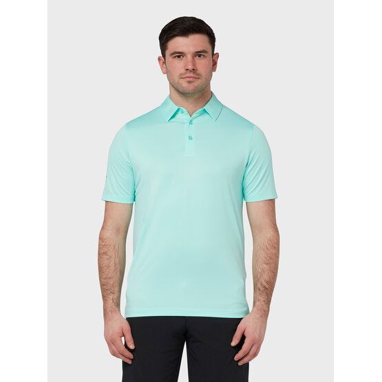 Callaway  SWINGTECH SOLID half sleeve polo turquoise