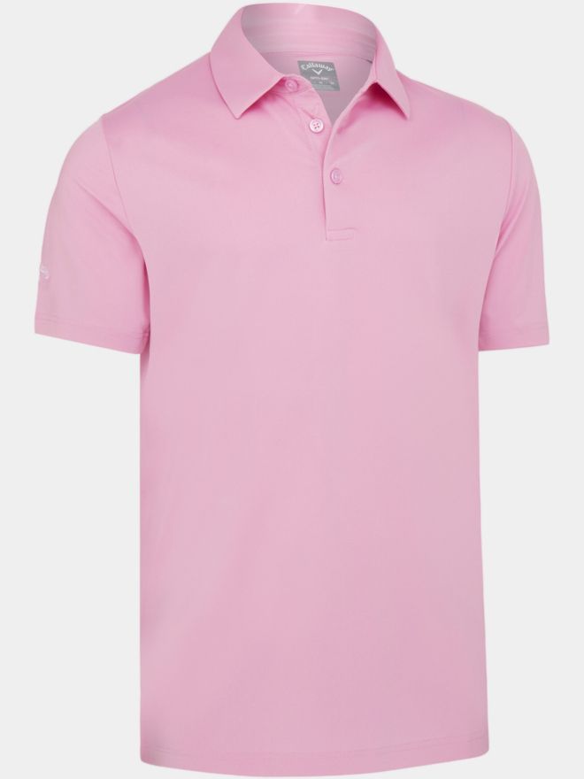 Callaway SWINGTECH SOLID Halbarm Polo pink
