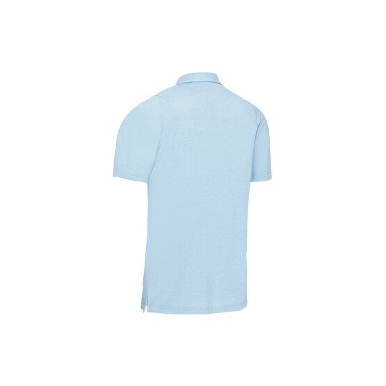 Callaway HEATHERED JACQUARD Halbarm Polo hellblau