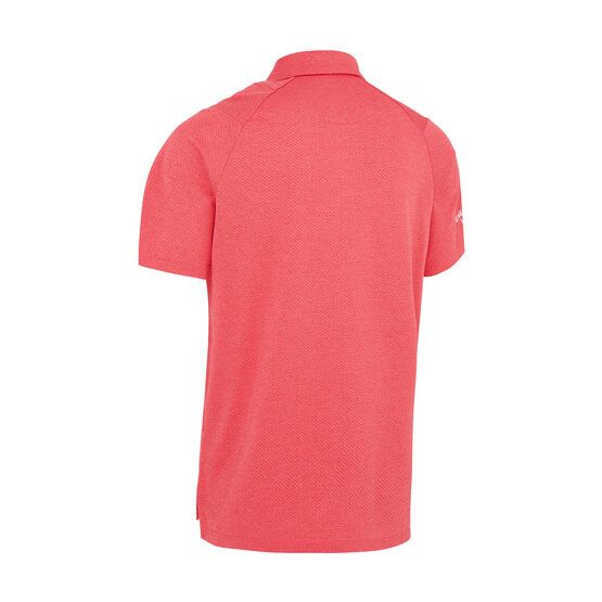 Callaway HEATHERED JACQUARD polo s krátkým rukávem  červená