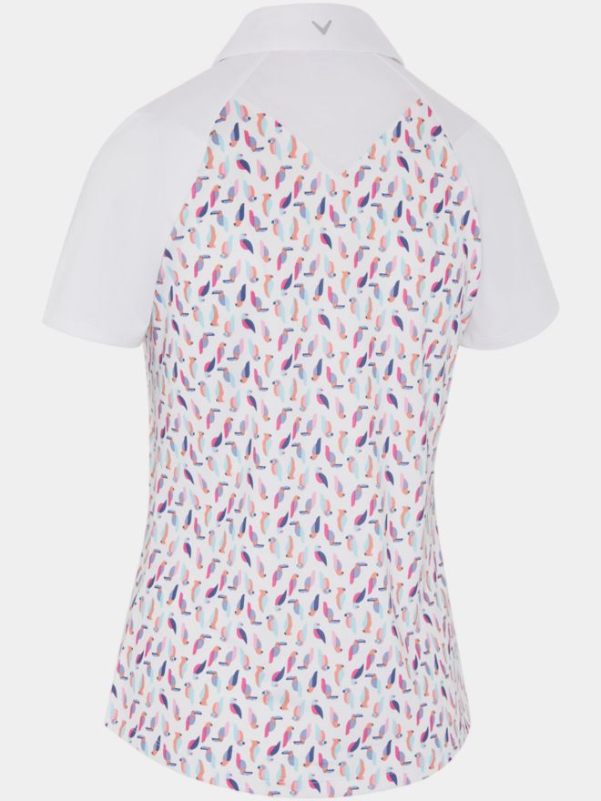 Callaway Birdie Eagle Printed Half Sleeve Polo multicolor