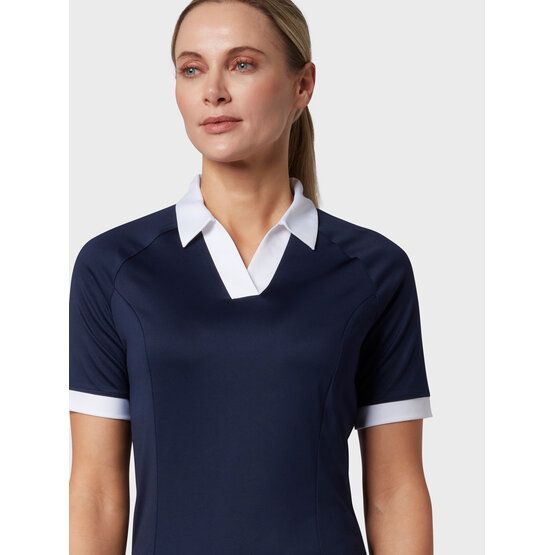 Callaway  Colour Block Half Sleeve Polo navy