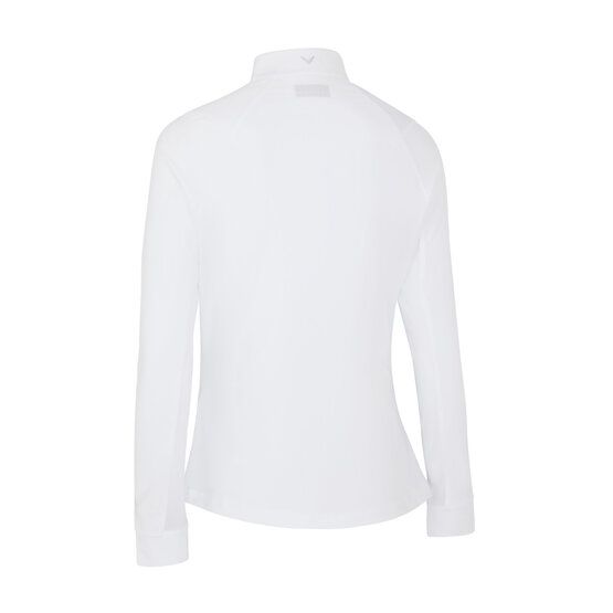 Callaway  1/4 Zip with Chev Top Stretch Midlayer white