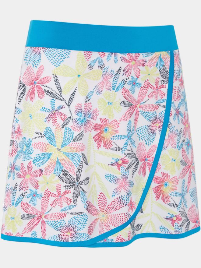 Callaway 17 Chev Floral Wrap Flounce kurz Skort mehrfarbig