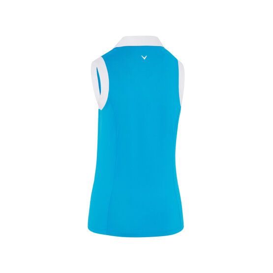 Callaway  Colour block sleeveless polo navy