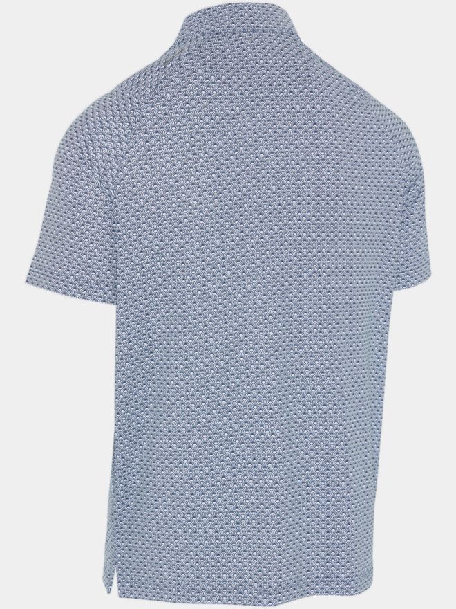Callaway Tee Allover Print Halbarm Polo navy