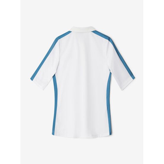 Cross  PEG half sleeve polo white