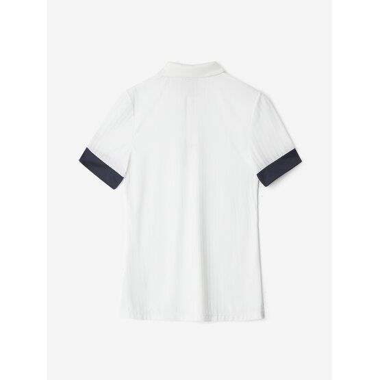 Cross  SOFIA half sleeve polo white