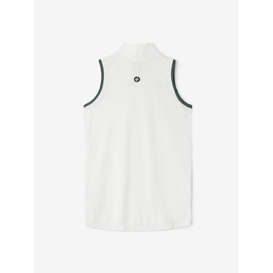 Cross  CADDY sleeveless polo white