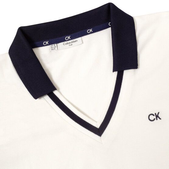 Calvin Klein  DELAWARE half sleeve polo white