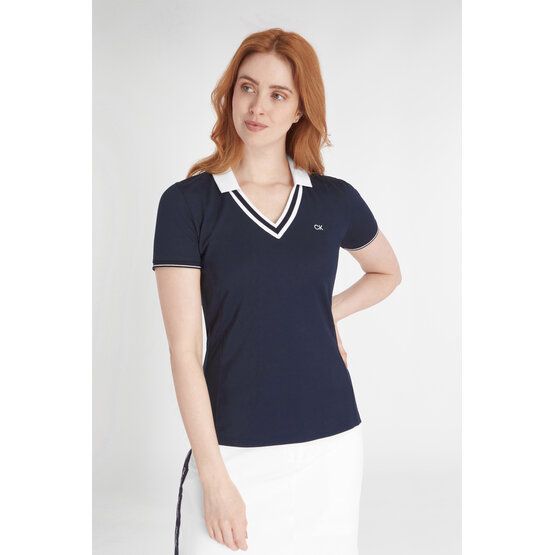 Calvin Klein  DELAWARE half sleeve polo navy