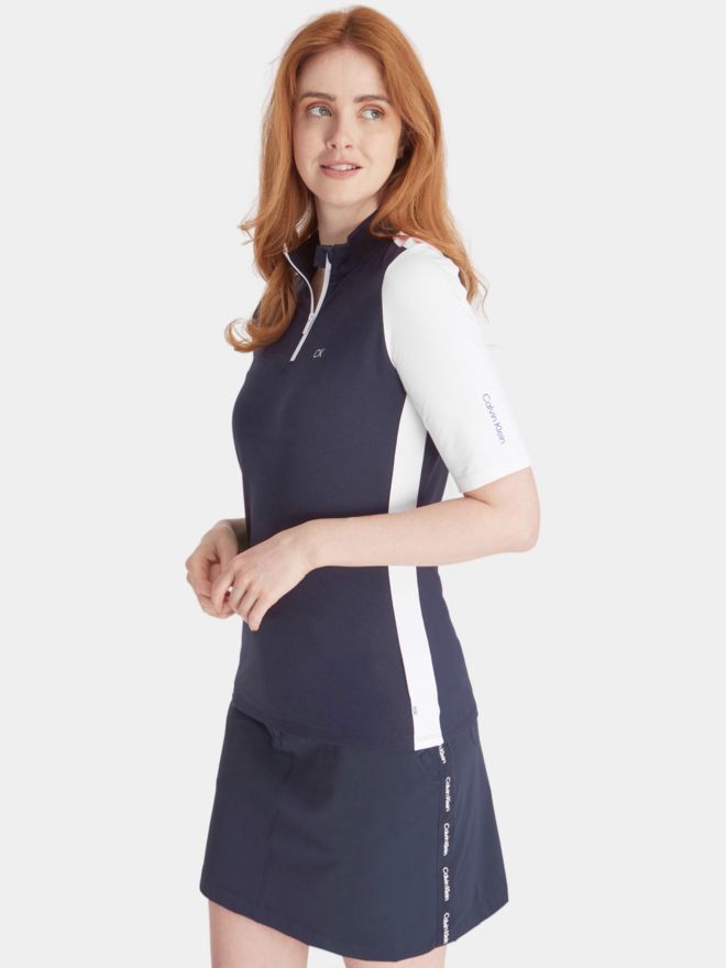 Calvin Klein BAILEY LANE Halbarm Polo navy