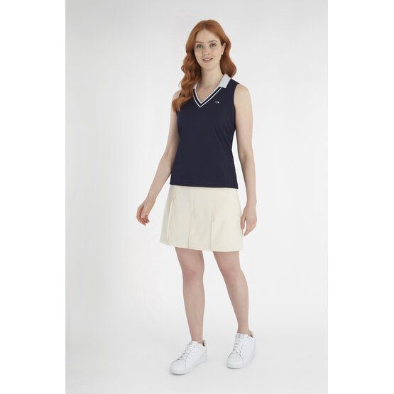 Calvin Klein  DELAWARE sleeveless polo navy