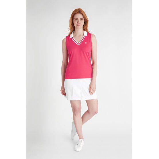 Calvin Klein  DELAWARE sleeveless polo pink