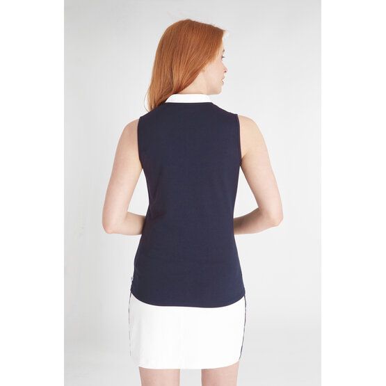 Calvin Klein  DAYTON sleeveless polo navy