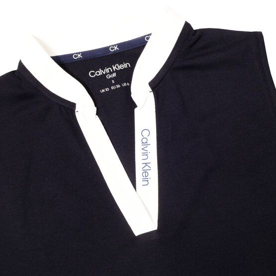 Calvin Klein  DAYTON sleeveless polo navy