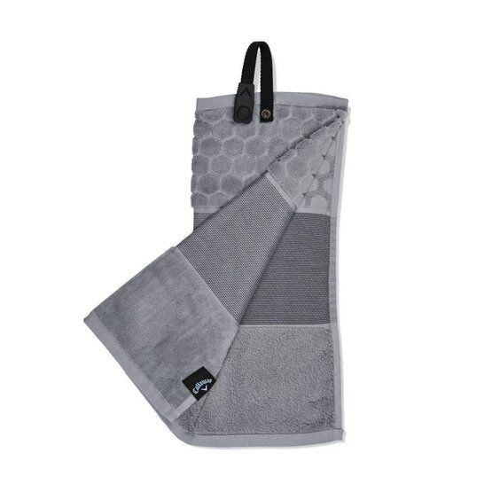 Callaway TriFold Towel 23 gray