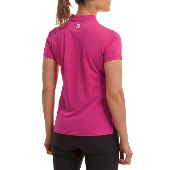 FootJoy Stretch Pique Solid Halbarm Polo pink