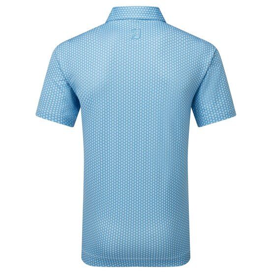 FootJoy  Scallop Shell Half Sleeve Polo light blue