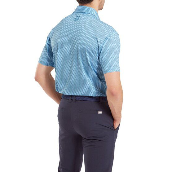 FootJoy  Scallop Shell Half Sleeve Polo light blue