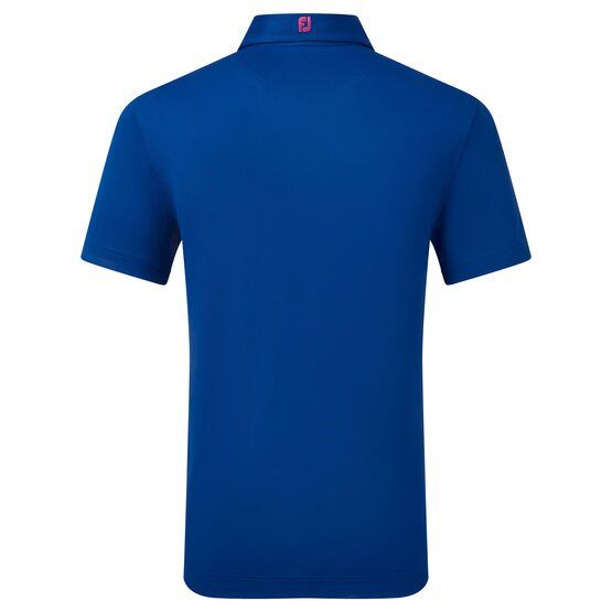 FootJoy Stretch Pique Solid Polo s krátkým rukávem modrá