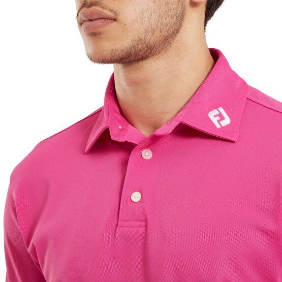 FootJoy Stretch Pique Solid Halbarm Polo pink