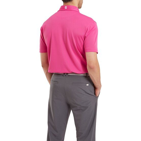 FootJoy Stretch Pique Solid Halbarm Polo pink