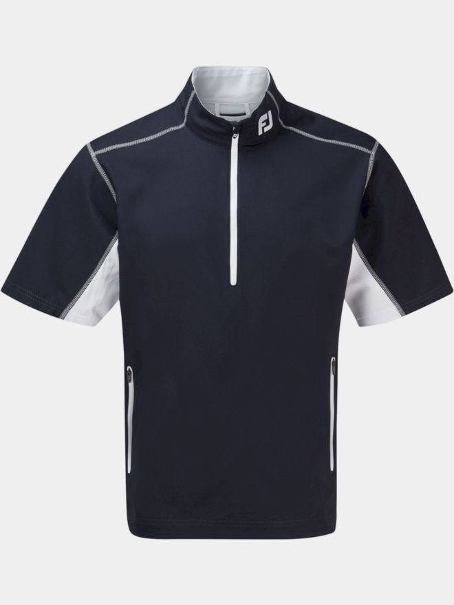 FootJoy Half-Zip Halbarm Windshirt navy