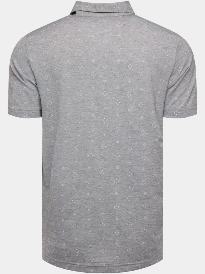 TravisMathew BLACKSAIL BAY Halbarm Polo hellgrau melange