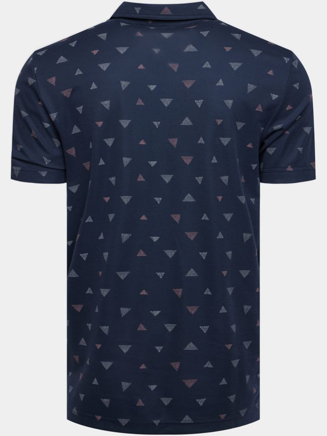 TravisMathew HOME BREAK Halbarm Polo dunkelgrau melange