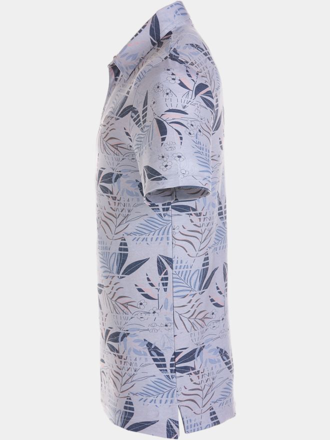 TravisMathew RIP CURRENT Halbarm Polo hellgrau melange