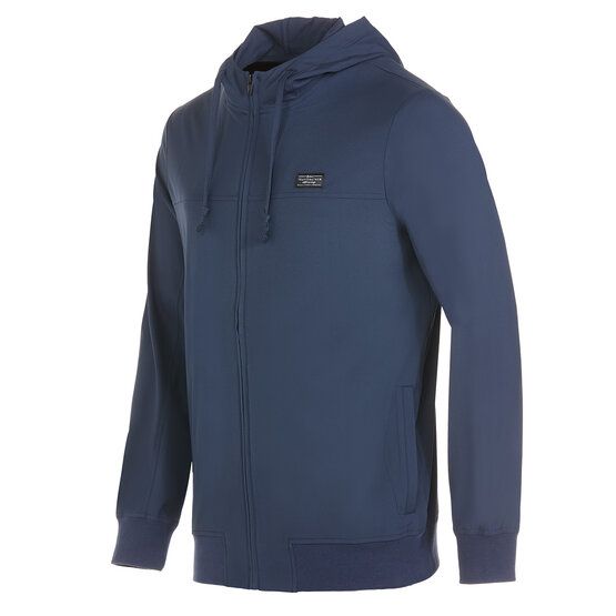 TravisMathew WANDERLUST HOODIE  strečová bunda  námořnická modrá